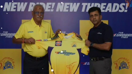 MS Dhoni New Jersey Reveal